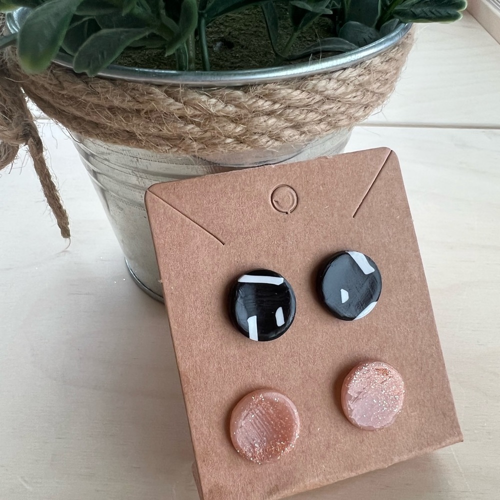 Polymer Clay Studs